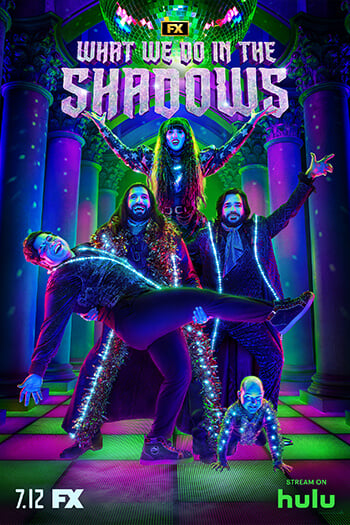 Plakat „What We Do In The Shadows S4”, lipiec 2022
