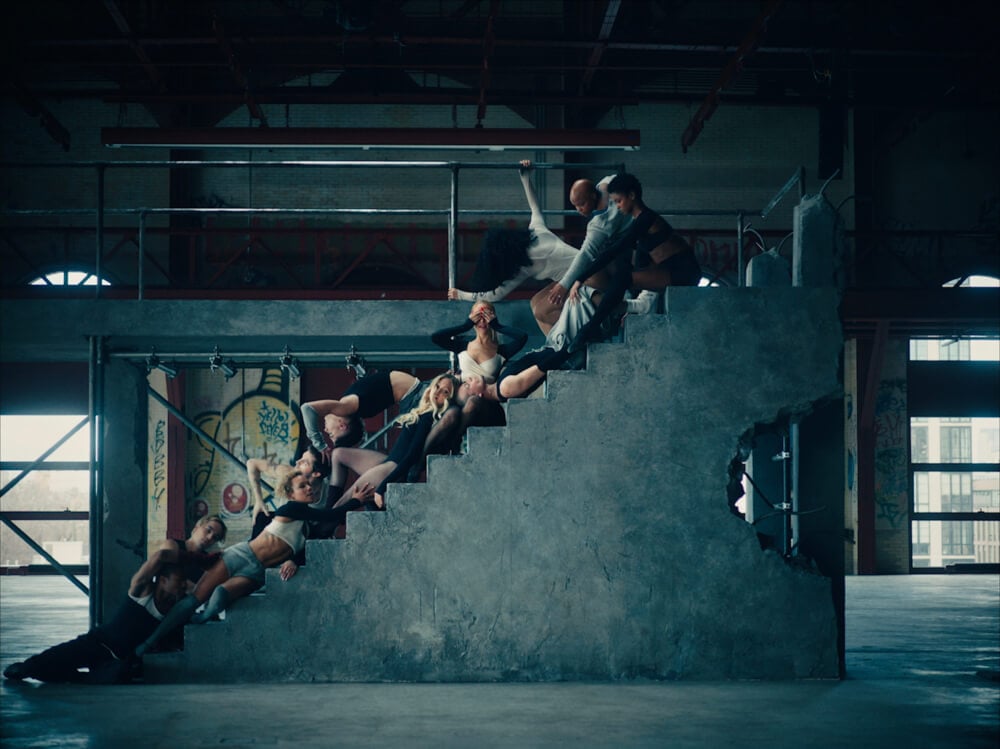 Frame grab from the Ariana Grande music video 