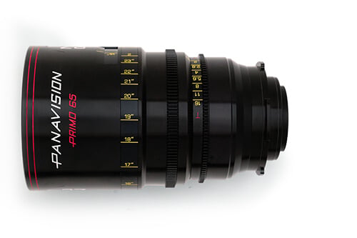 Panavision Primo 65 lens side view