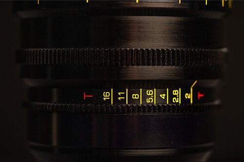 Panavision Primo 65 lens close up